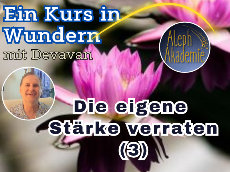 Die eigene Stärke verraten&nbsp;(Epi-3)