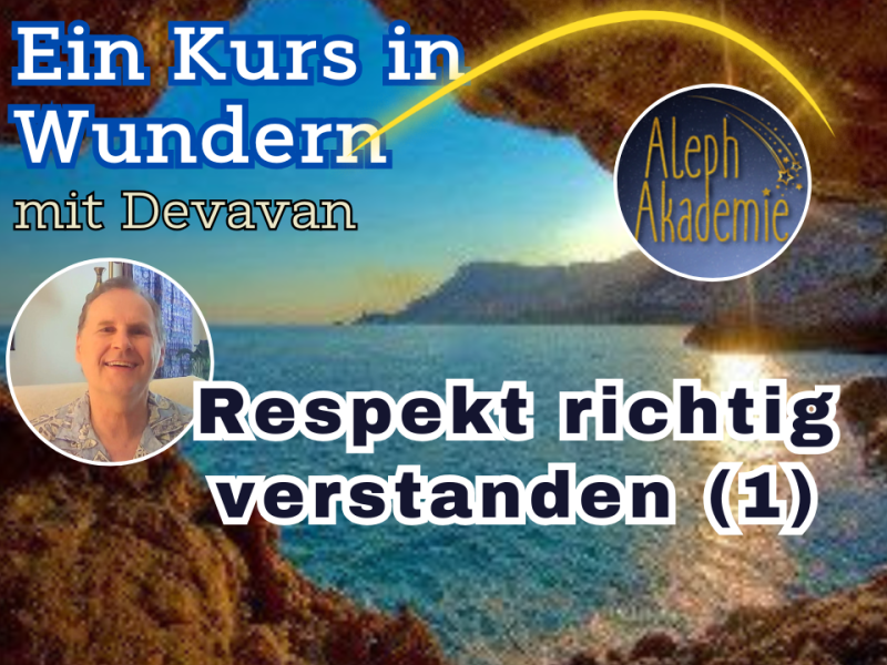 Respekt richtig verstanden&nbsp;(Epi-1)