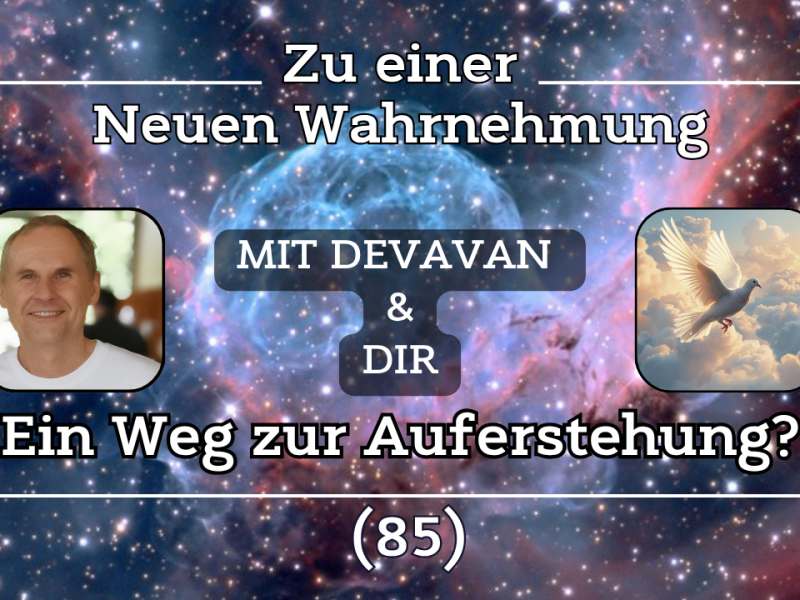 Ein Weg zur Auferstehung? ~ Zu einer Neuen Wahrnehmung –&nbsp;(85)