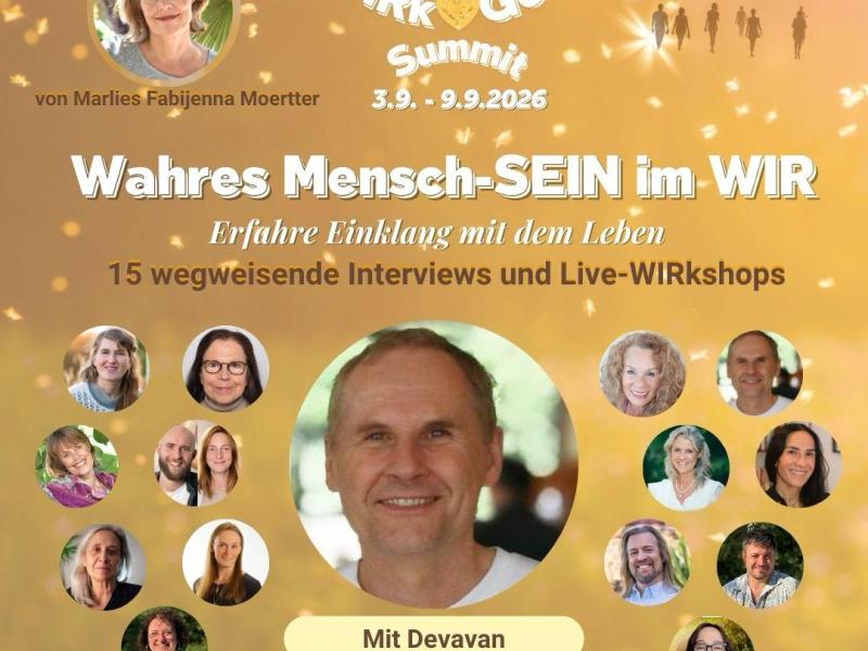 Wahres Mensch-SEIN im WIR — Online Kongress Teilnahme (Sept&nbsp;2026)